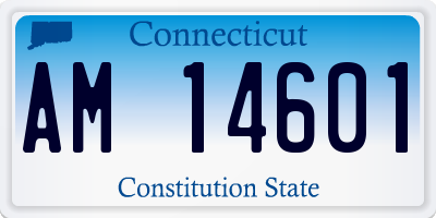CT license plate AM14601