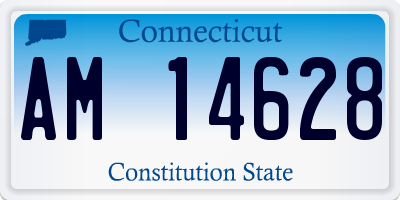 CT license plate AM14628
