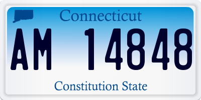 CT license plate AM14848