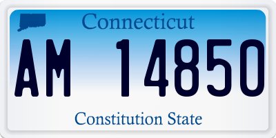 CT license plate AM14850