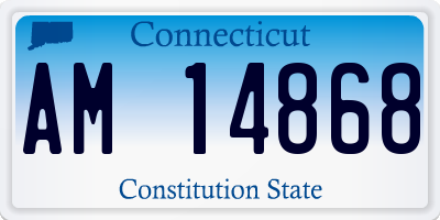 CT license plate AM14868