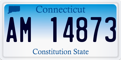CT license plate AM14873
