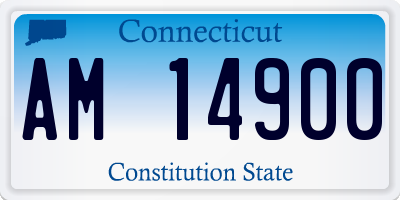 CT license plate AM14900