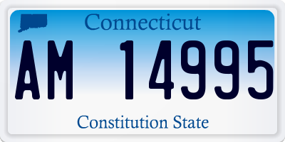 CT license plate AM14995