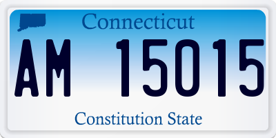 CT license plate AM15015
