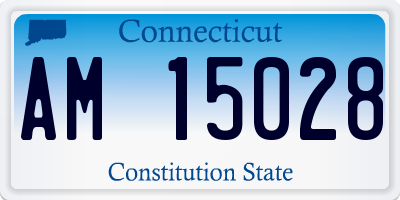CT license plate AM15028
