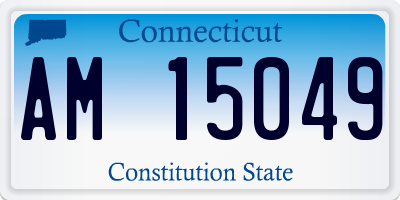 CT license plate AM15049