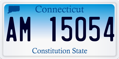 CT license plate AM15054