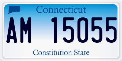 CT license plate AM15055