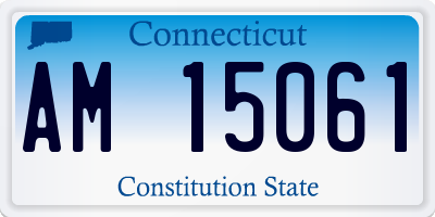 CT license plate AM15061