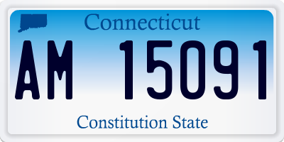 CT license plate AM15091