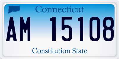 CT license plate AM15108