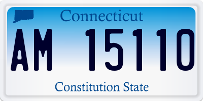 CT license plate AM15110