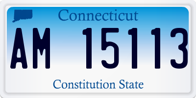CT license plate AM15113