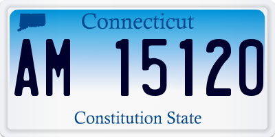 CT license plate AM15120