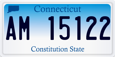 CT license plate AM15122
