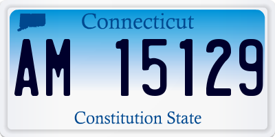 CT license plate AM15129