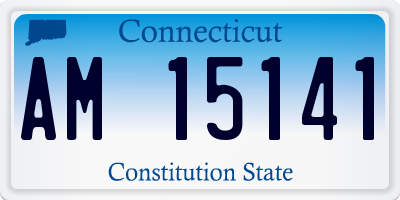 CT license plate AM15141