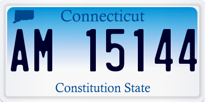 CT license plate AM15144