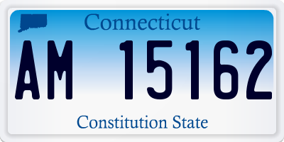 CT license plate AM15162