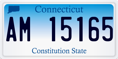 CT license plate AM15165