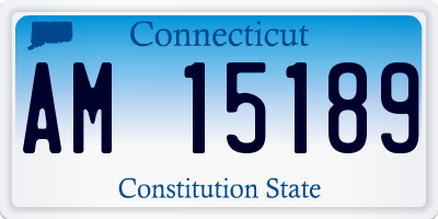 CT license plate AM15189