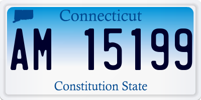 CT license plate AM15199