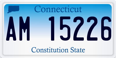 CT license plate AM15226