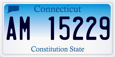 CT license plate AM15229