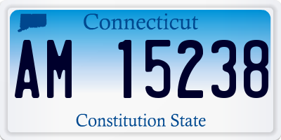 CT license plate AM15238