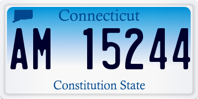 CT license plate AM15244
