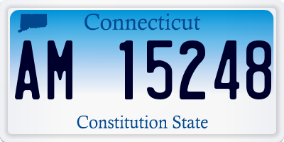 CT license plate AM15248