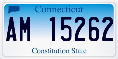 CT license plate AM15262