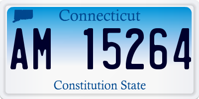 CT license plate AM15264