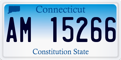 CT license plate AM15266
