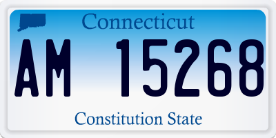 CT license plate AM15268