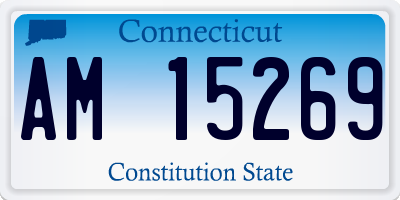 CT license plate AM15269