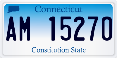 CT license plate AM15270