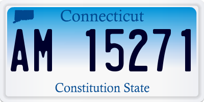 CT license plate AM15271
