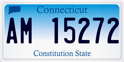 CT license plate AM15272