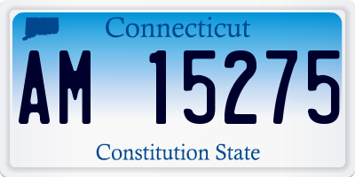 CT license plate AM15275