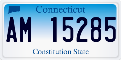 CT license plate AM15285