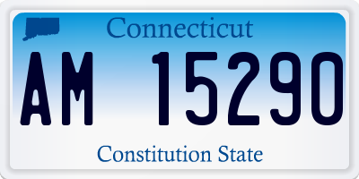 CT license plate AM15290