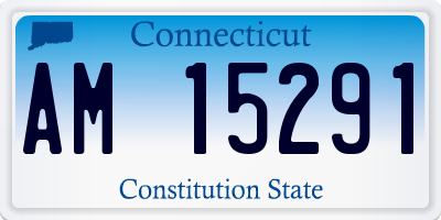 CT license plate AM15291