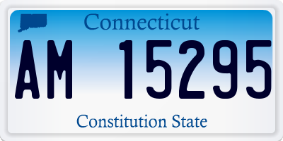 CT license plate AM15295