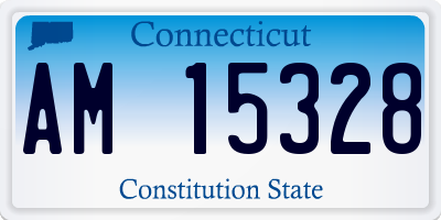CT license plate AM15328