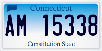 CT license plate AM15338