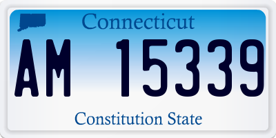 CT license plate AM15339
