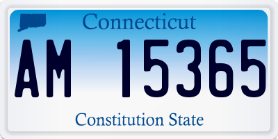 CT license plate AM15365
