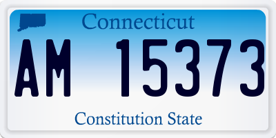 CT license plate AM15373
